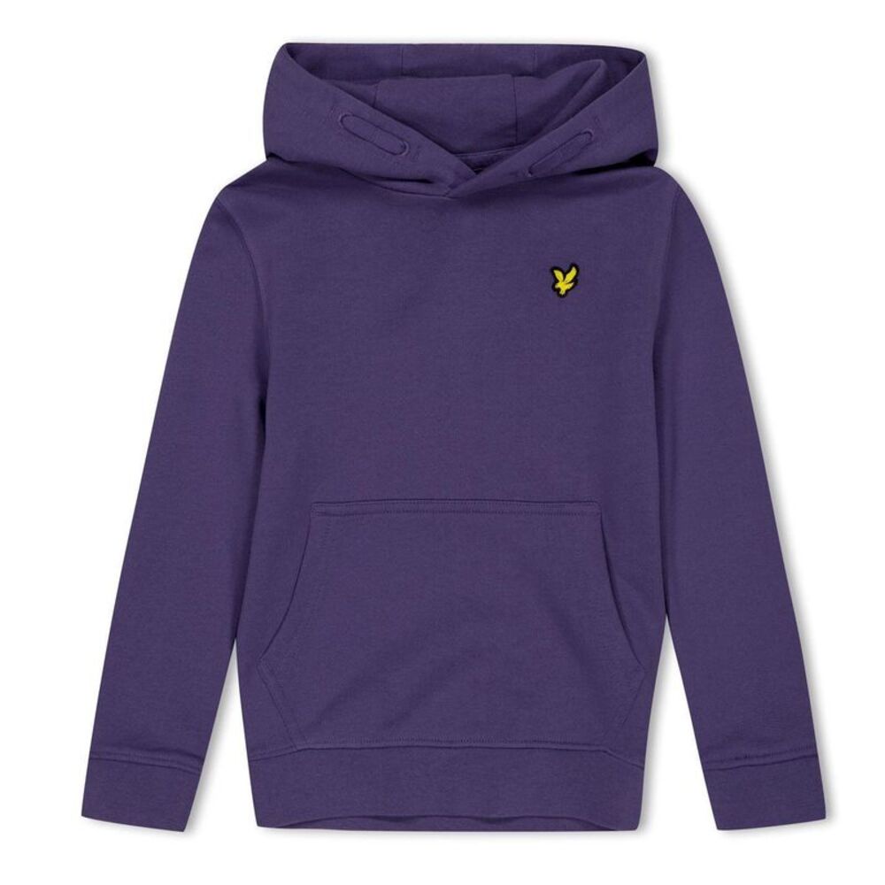 Lyle & Scott Childrens/Kids Logo Drawstring Hoodie / Graystone